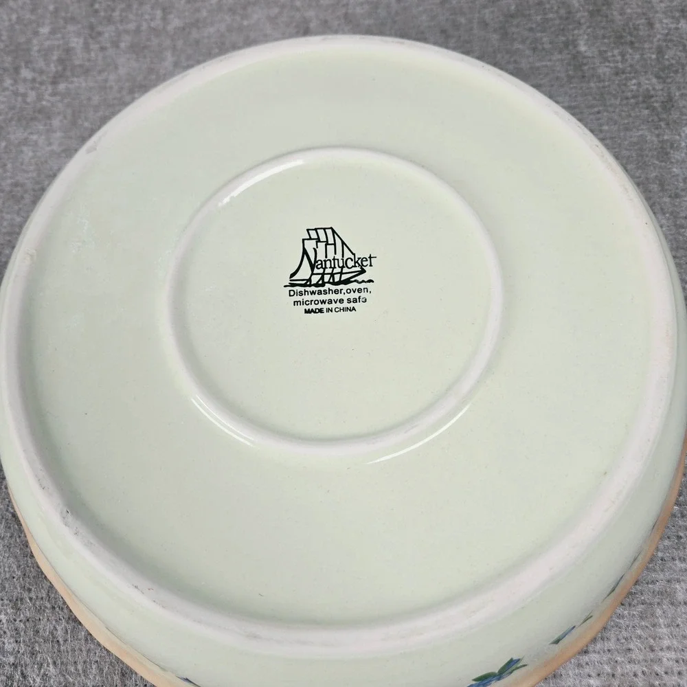 Nantucket Blueberry Pie Recipe Ceramic 10 Inch Deep Dish Scalloped Pie Plate